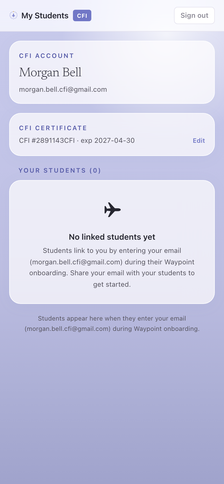 Students link to you