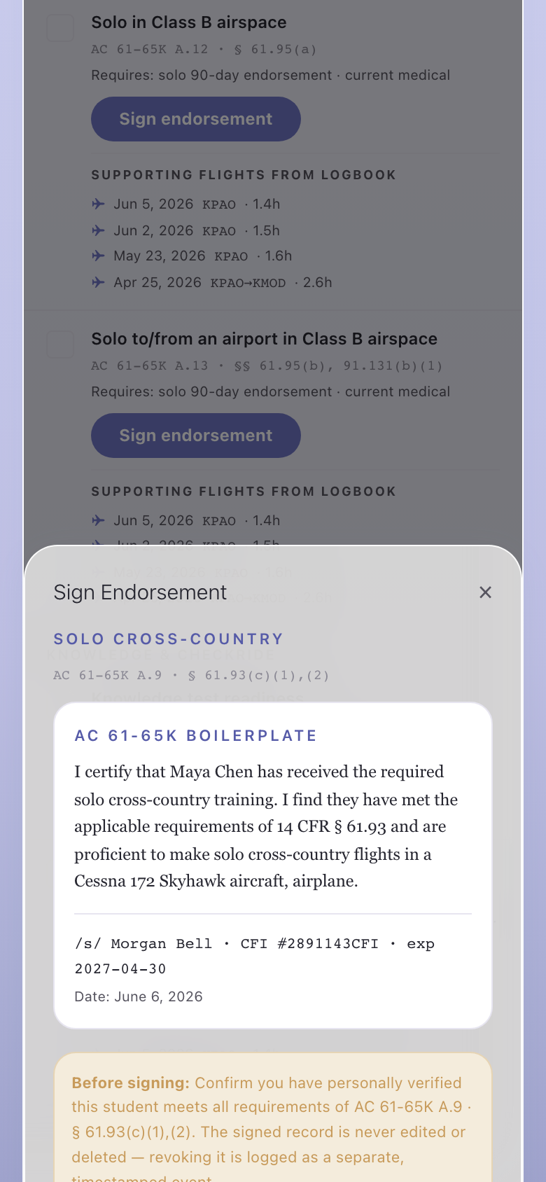 Sign it, correctly