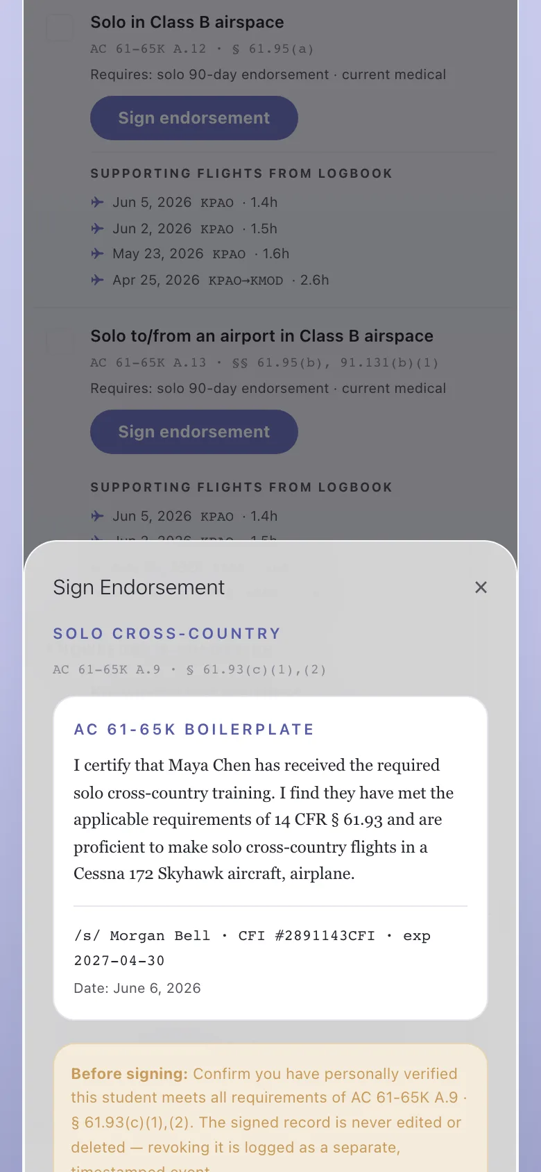 Sign it, correctly